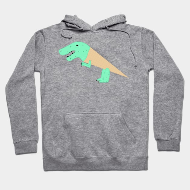 T-Rex & Chips Hoodie by A10theHero